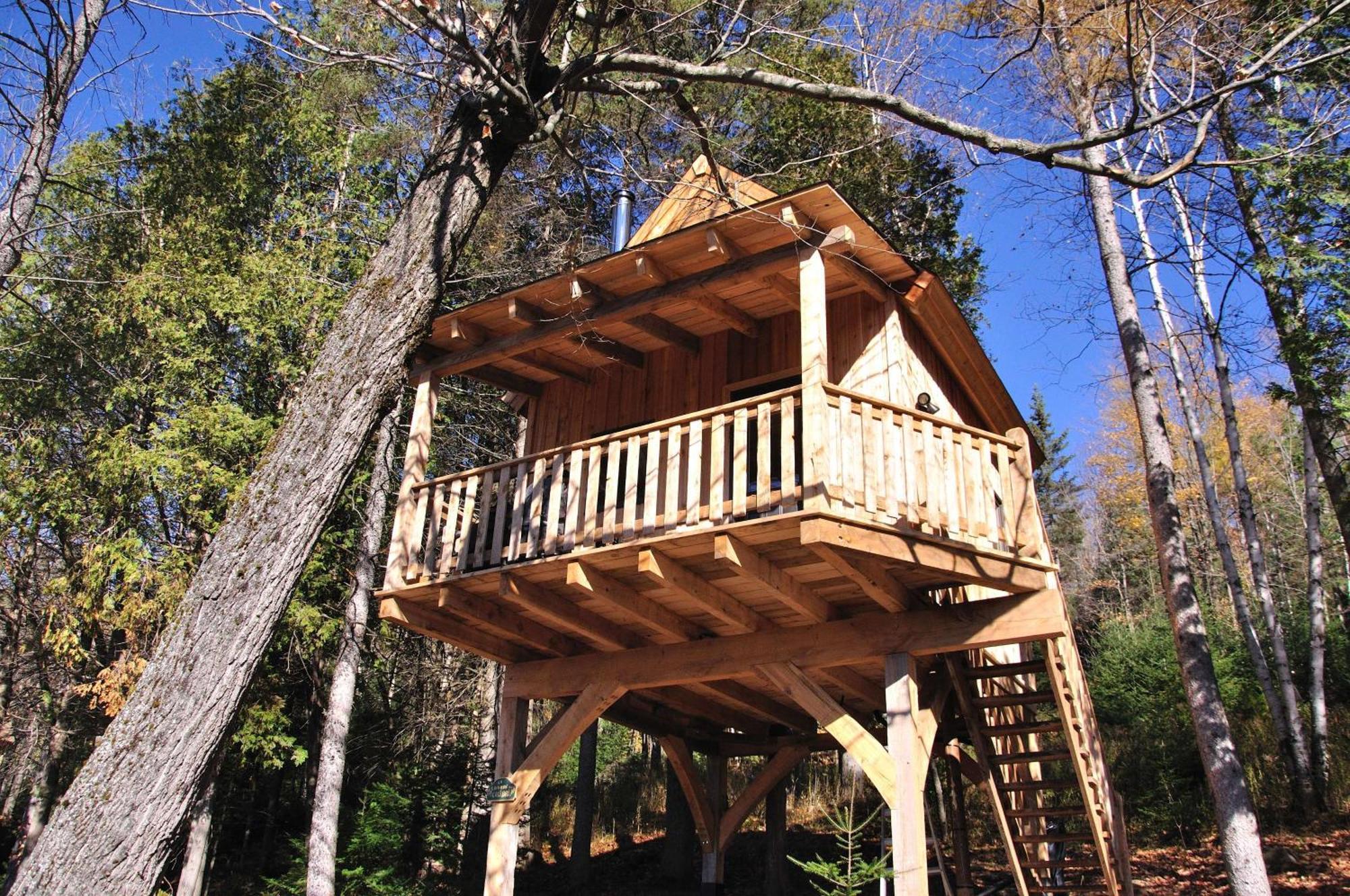 Les Cabanes Du Trappeur Wentworth-Nord Exterior foto